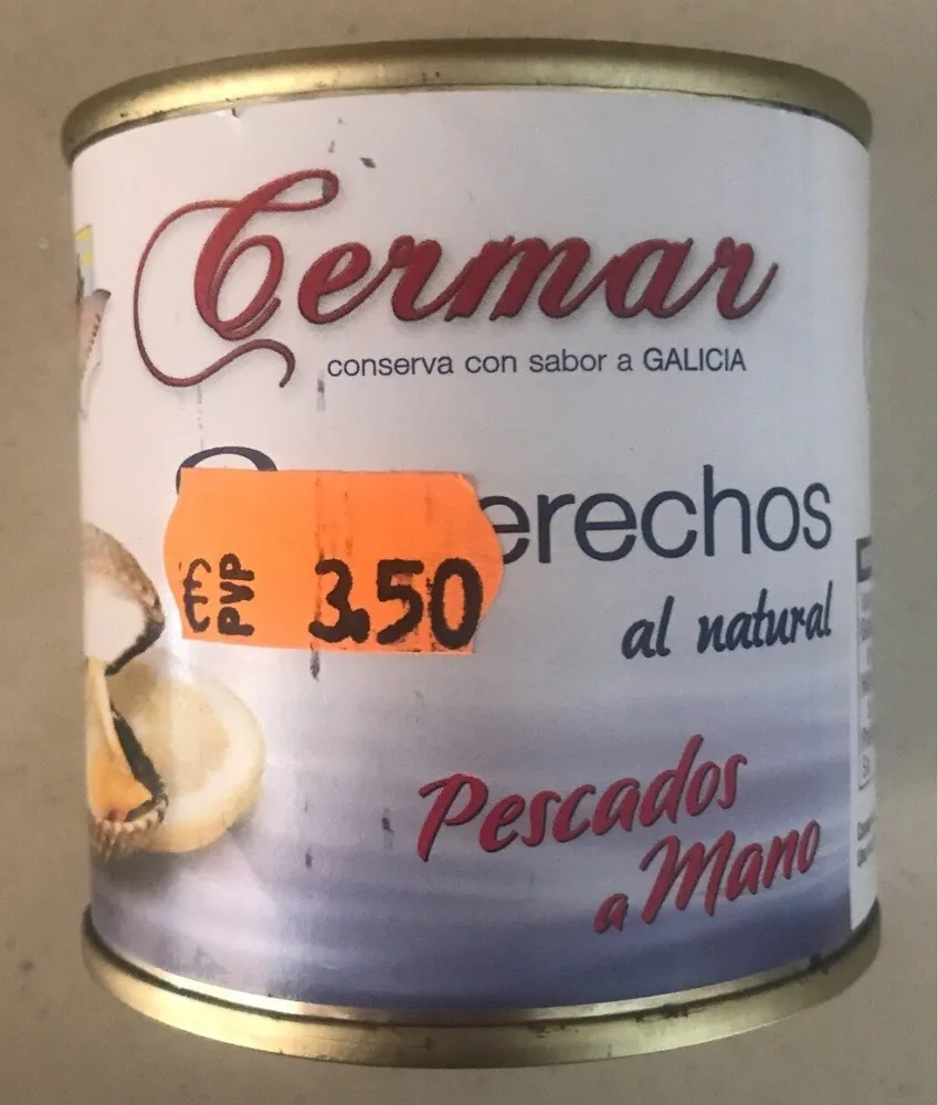 Berberechos al natural