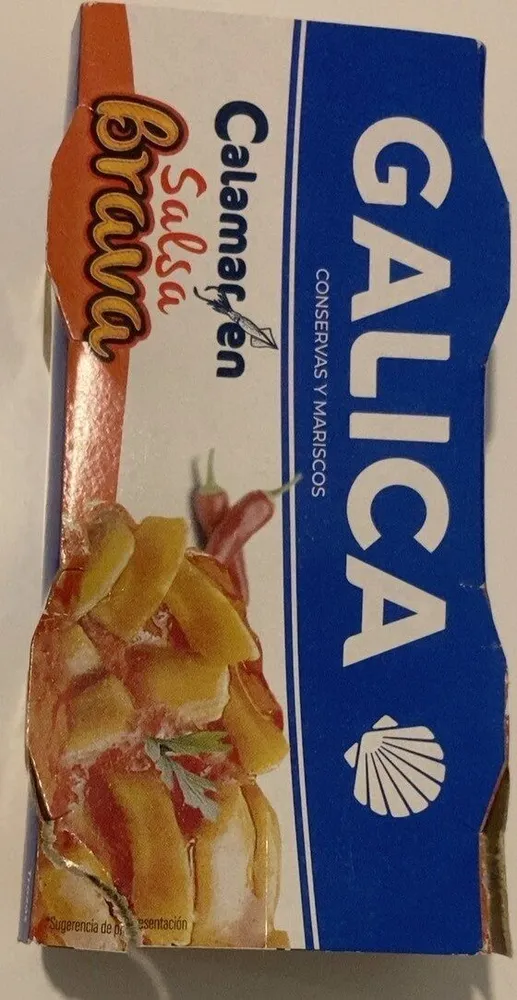 Calamares en salsa brava