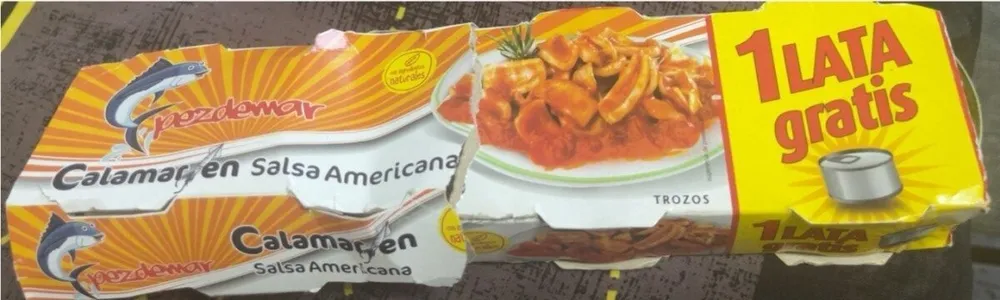 Calamar en salsa americana