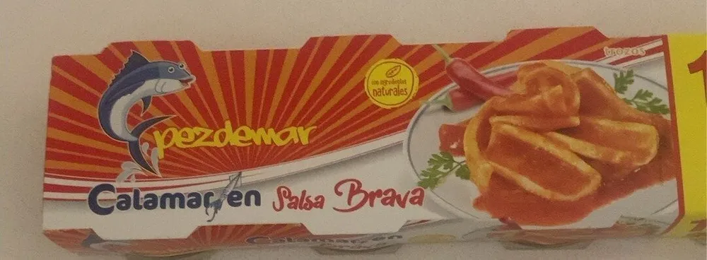 Calamar en salda brava