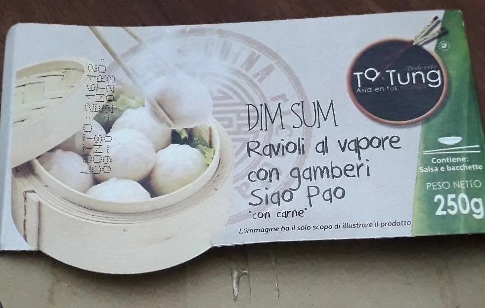 Ravioli al vapore con gamberi Sigo Pao