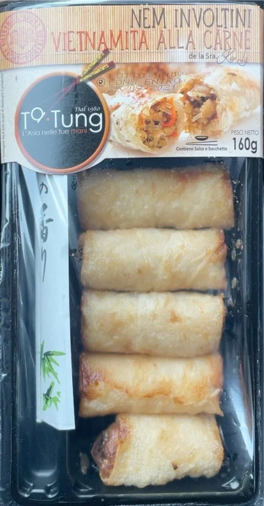 Nem involtini vietnamita alla carne