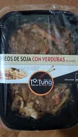 Fideos de soja con verduras