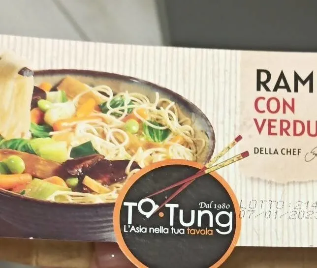 Ramen con verdure