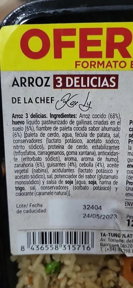 Arroz 3 delicias