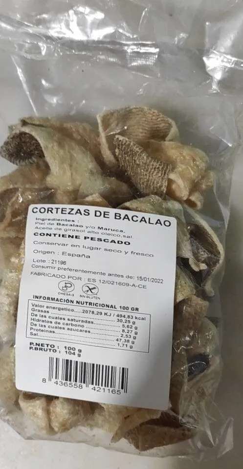 Cortezas de bacalao