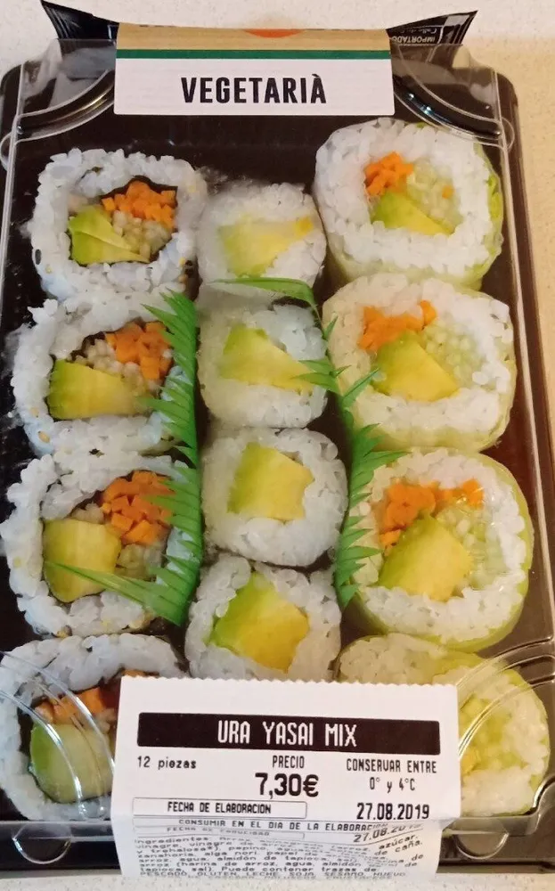 Sushi vegetariano