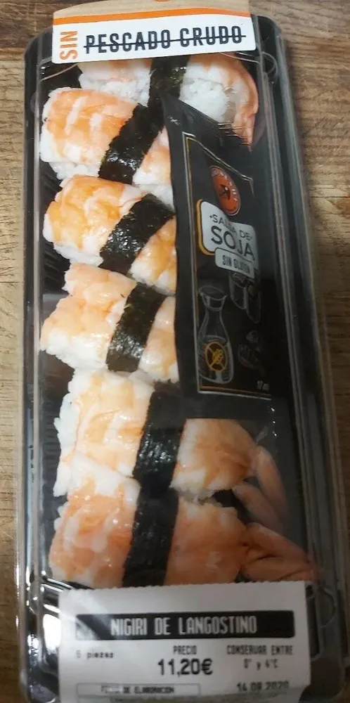 Nigiri de langostino