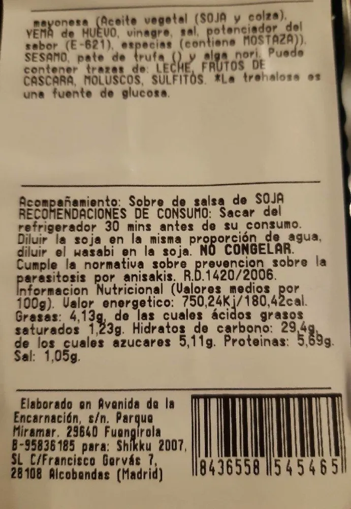 Sushi menú ichiju