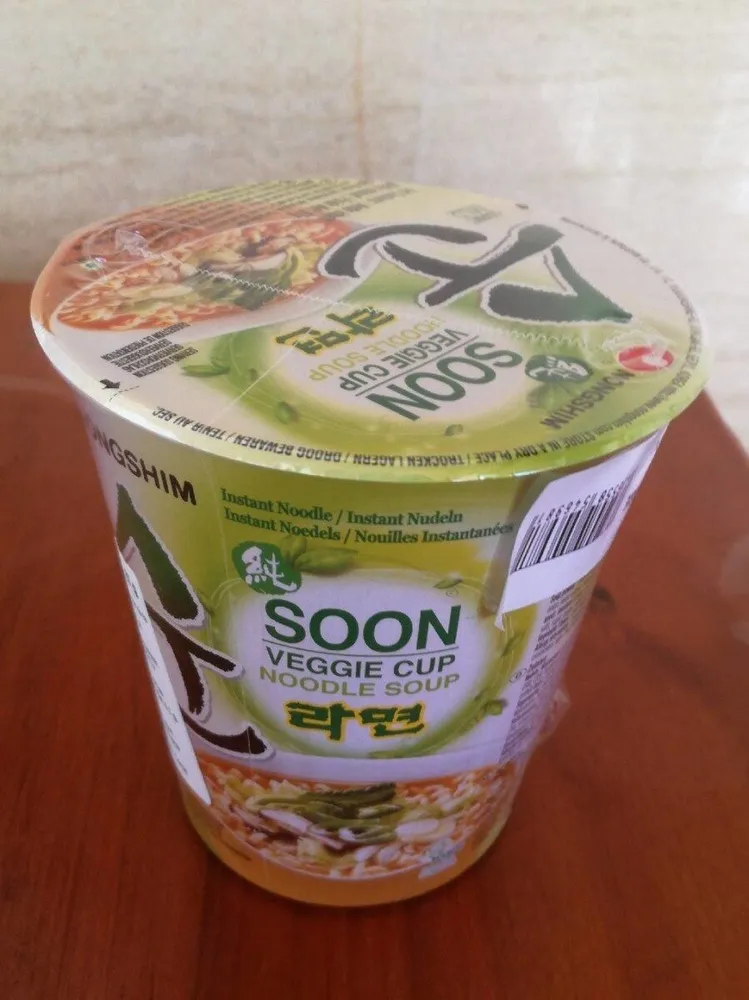 Soon veggie cup noodle soup