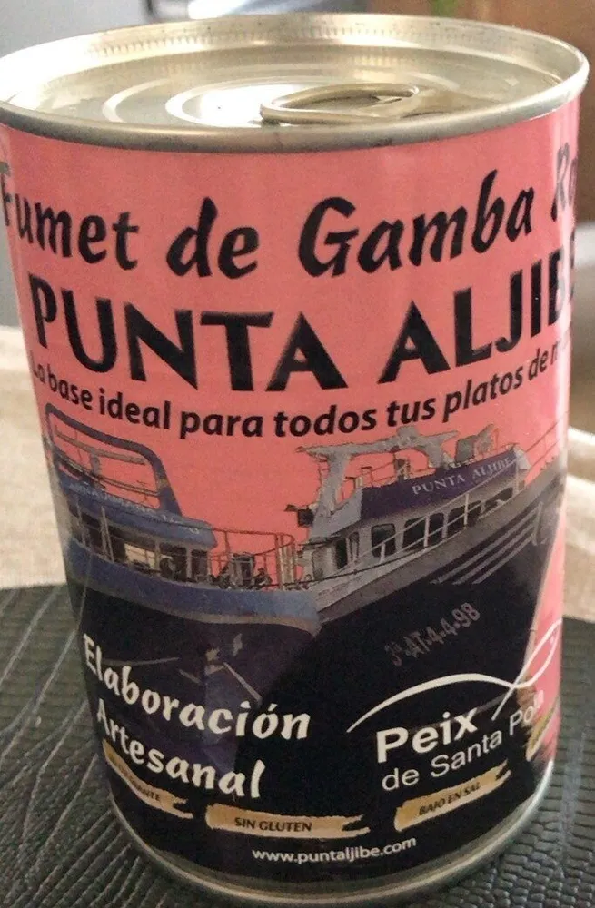 Fumet de gamba roja