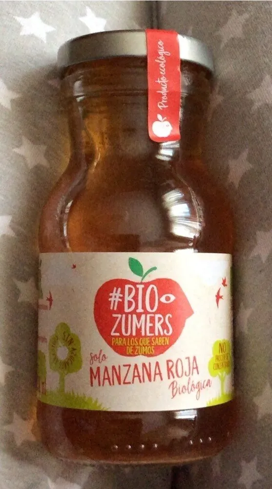 Zumo manzana roja biologica
