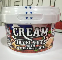 Crema Avellanas sabor chocolate blanco