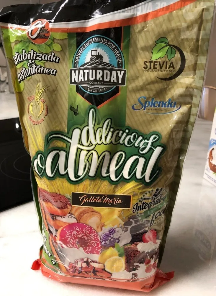 Harina de avena integral