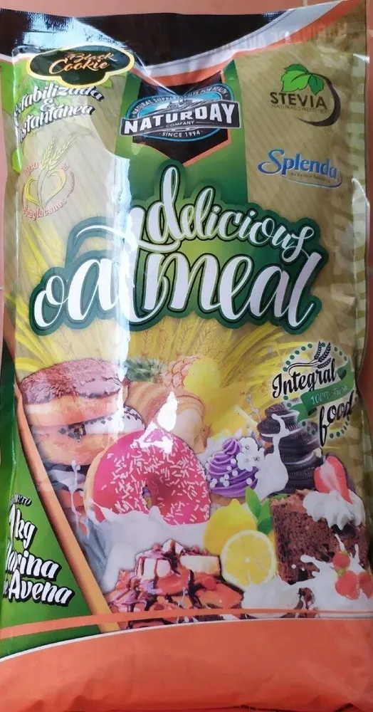 Harina de avena sabor Oreo