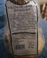 Rollos de Naranja sin azúcar