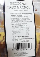Bizcocho taco Marmol