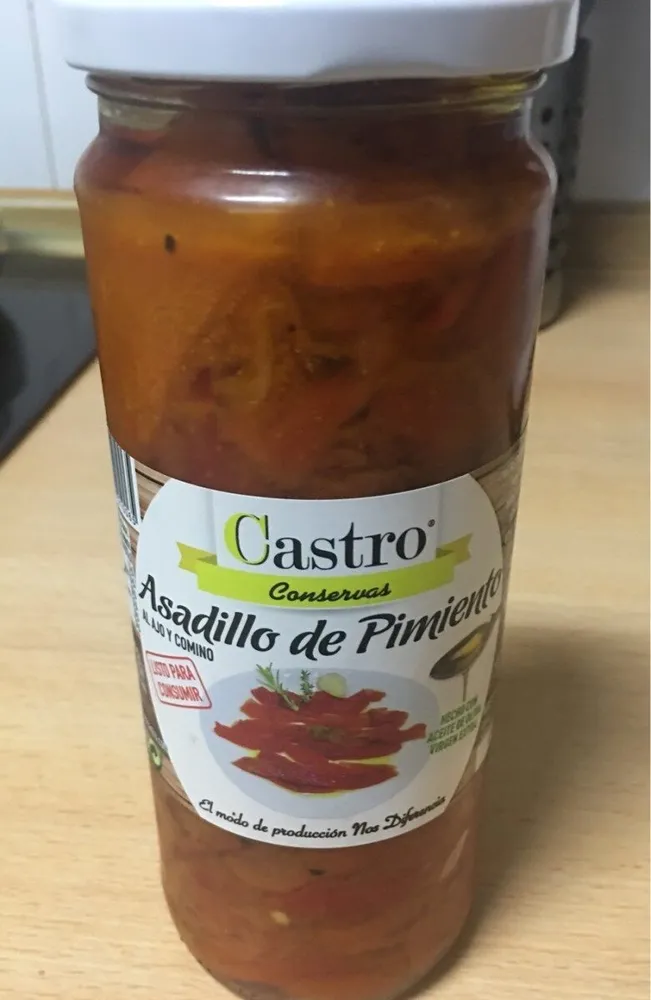 Asadillo de pimientos al ajo y comino