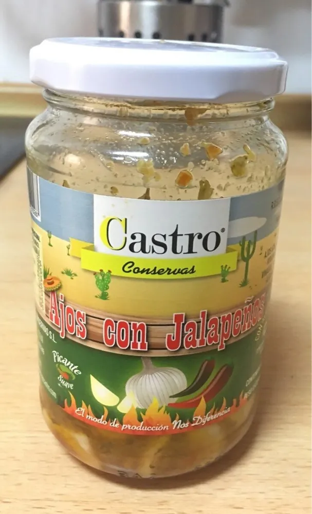 Ajos con jalapeños