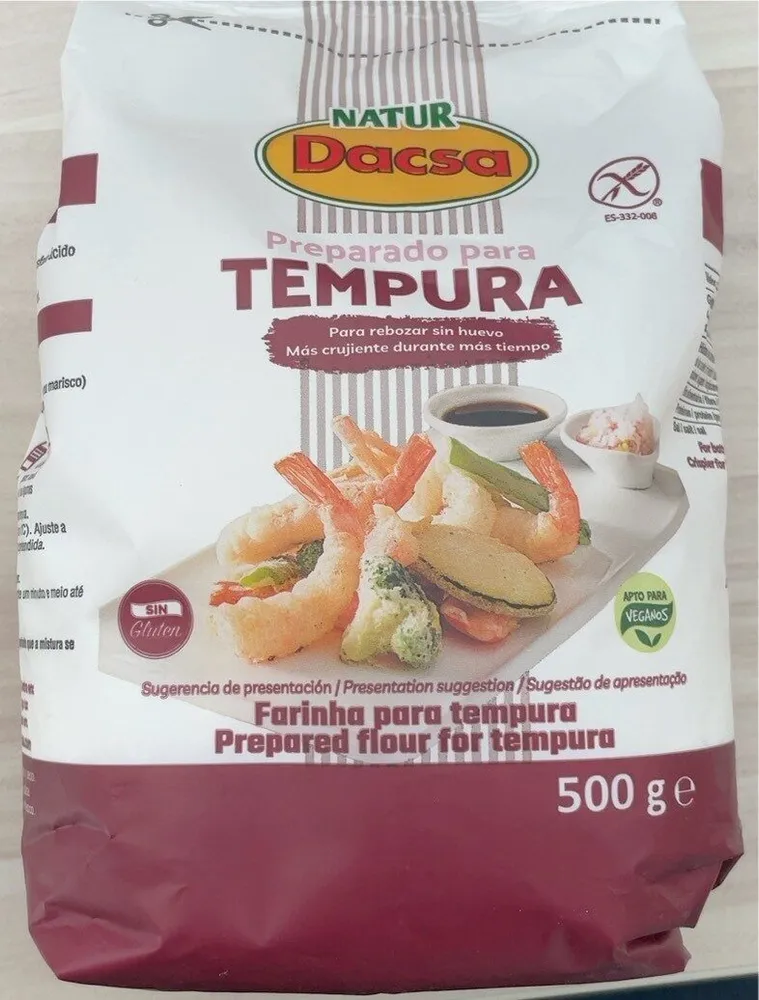 Preparado para tempura