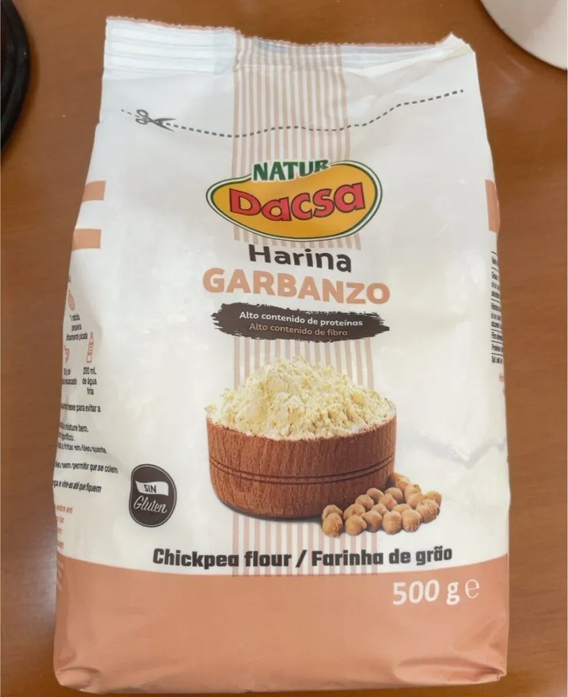 Harina integral garbanzo
