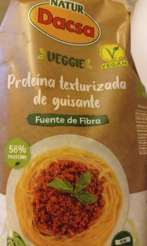 Proteína texturizada de guisante