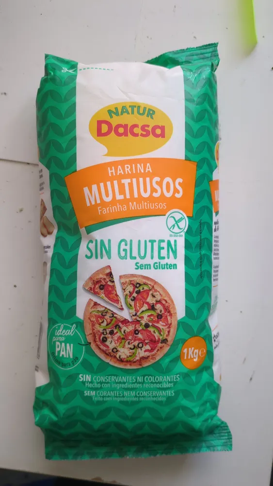 Harina multiusos sin gluten