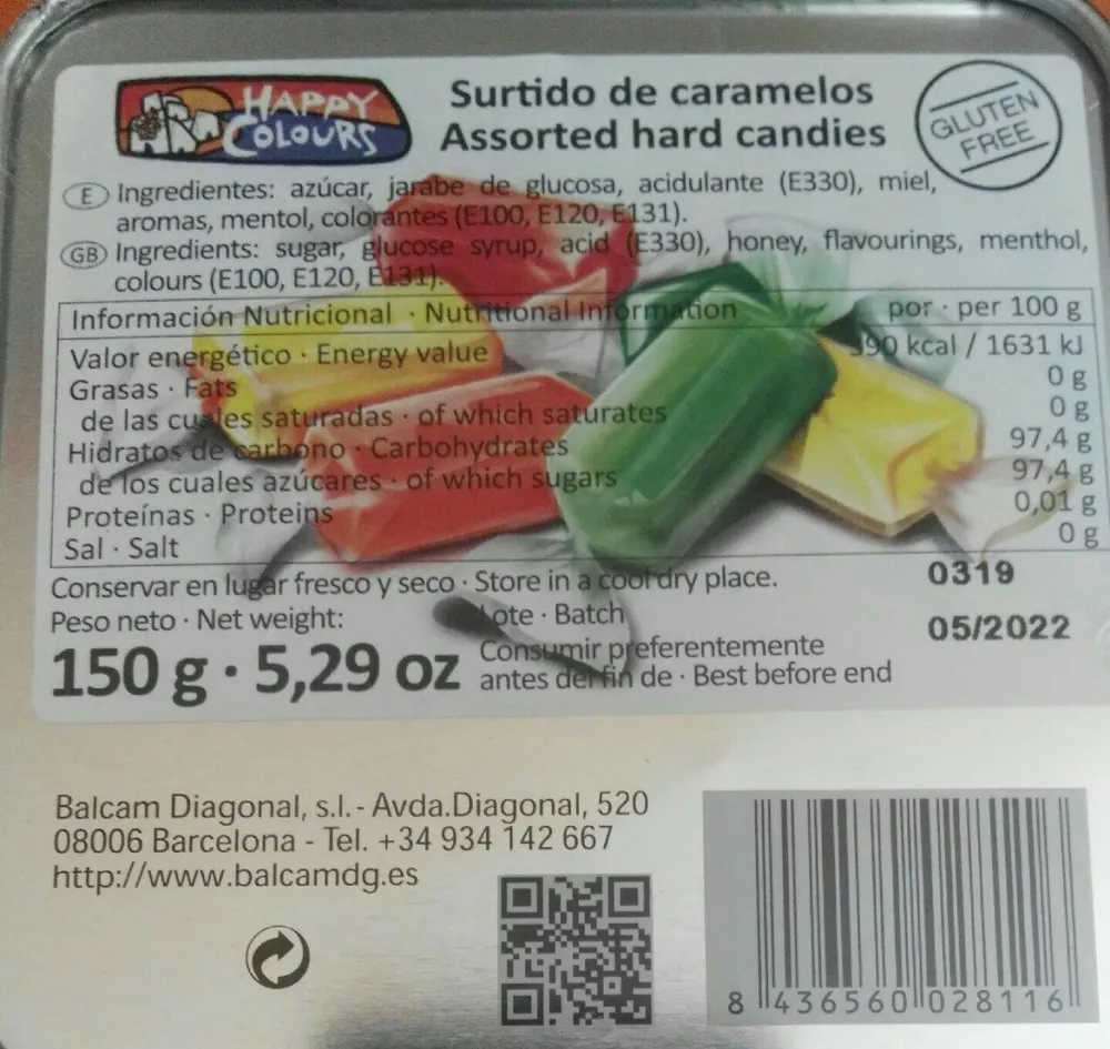 Surtido de caramelos