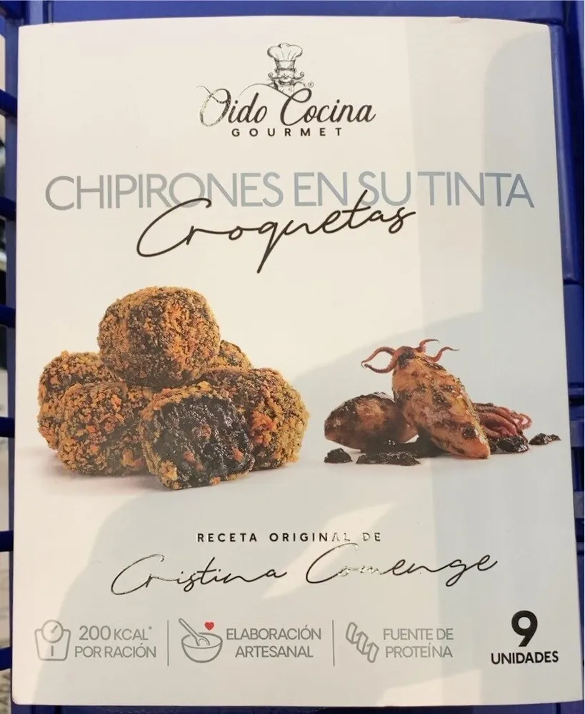 Croquetas de Chipirones en su Tinta