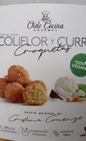 Croquetas leche de coco coliflor y curry