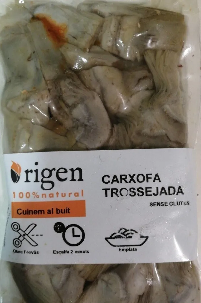 Carxofa trossejada