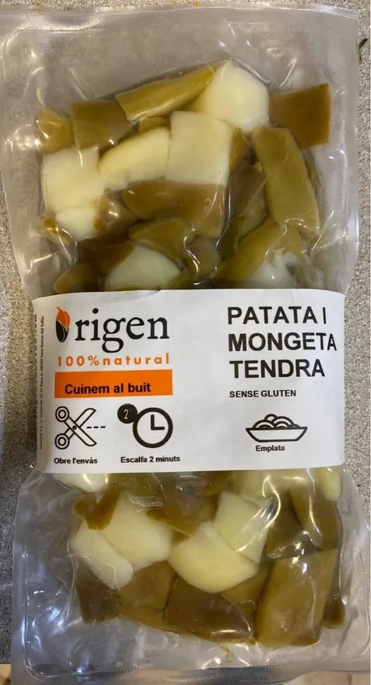 Patata i mongeta tendra