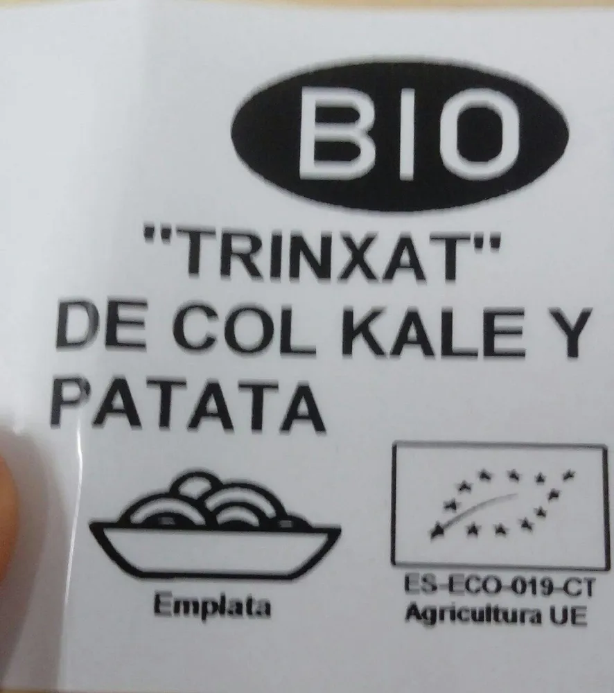 "Trinxat" de Col Kale y Patata BIO