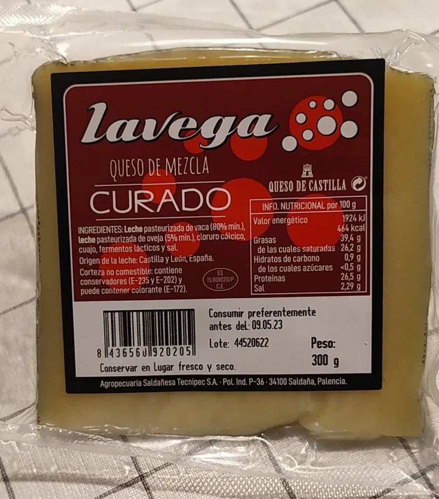 QUESO DE MEZCLA CURADO