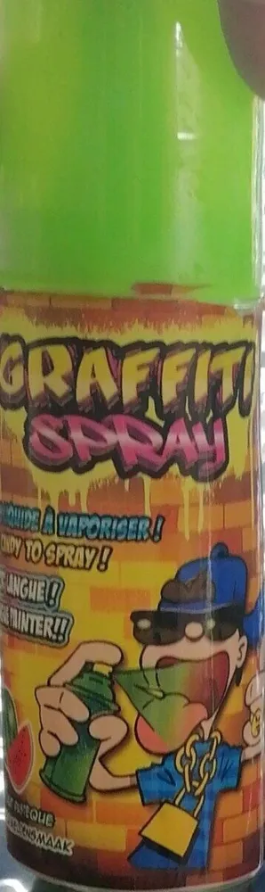 Graffiti spray goût pastèque