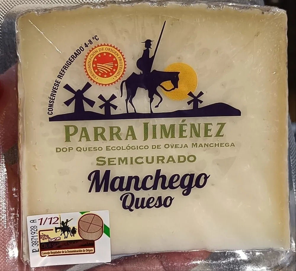 Queso ecológico de oveja manchega semicurado
