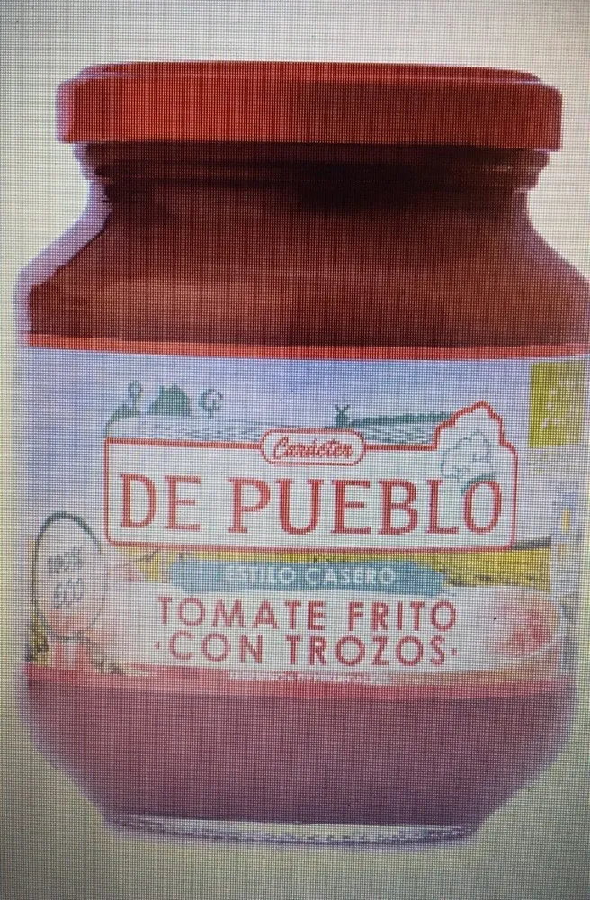 Tomate frito con trozos estilo casero