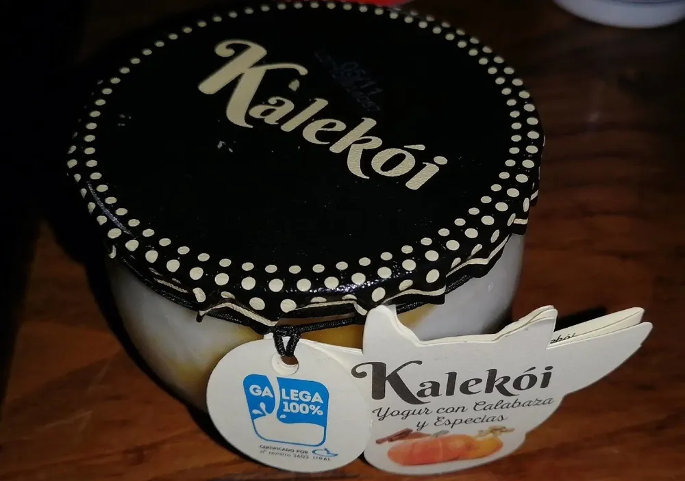 Yogur con calabaza y especias