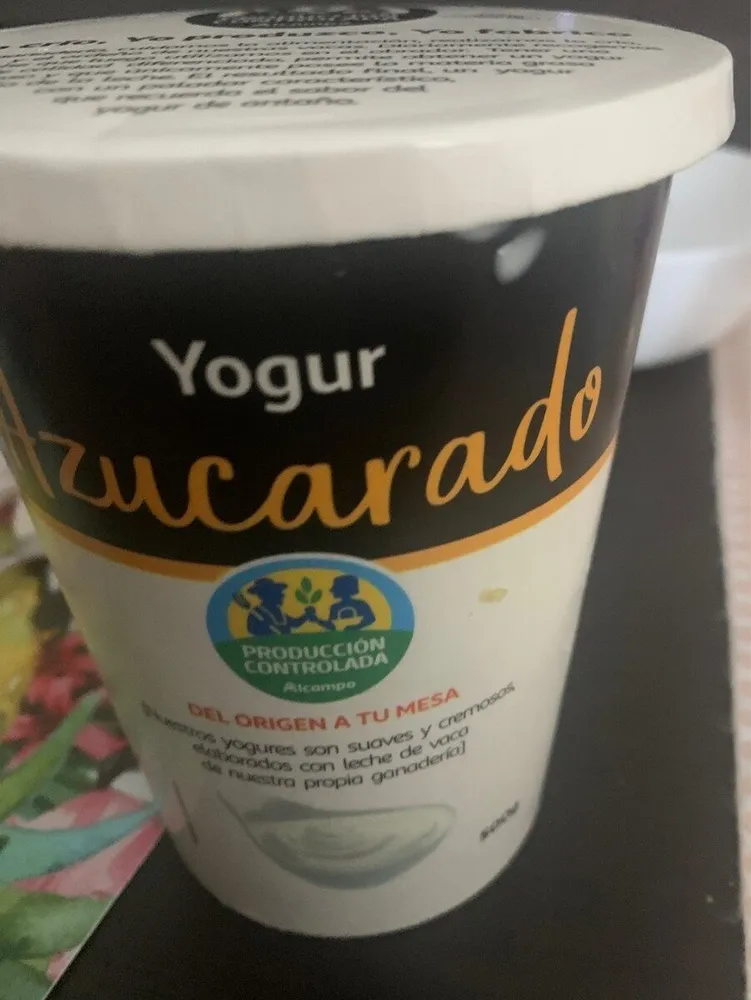 Yogur azucarado