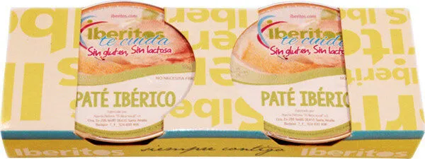 Paté ibérico sin gluten y sin lactosa