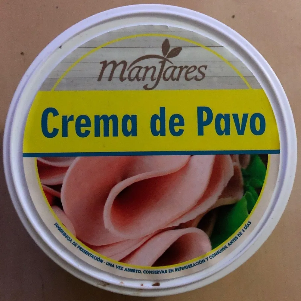 Crema de pavo