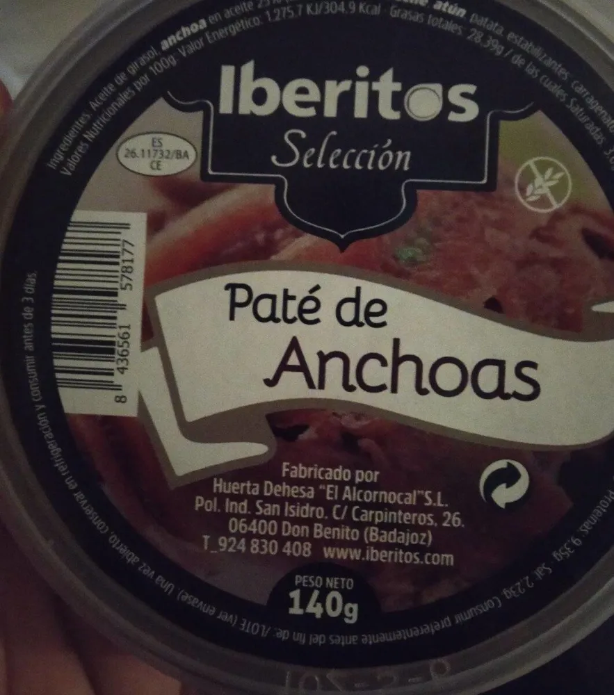 Paté de anchoas