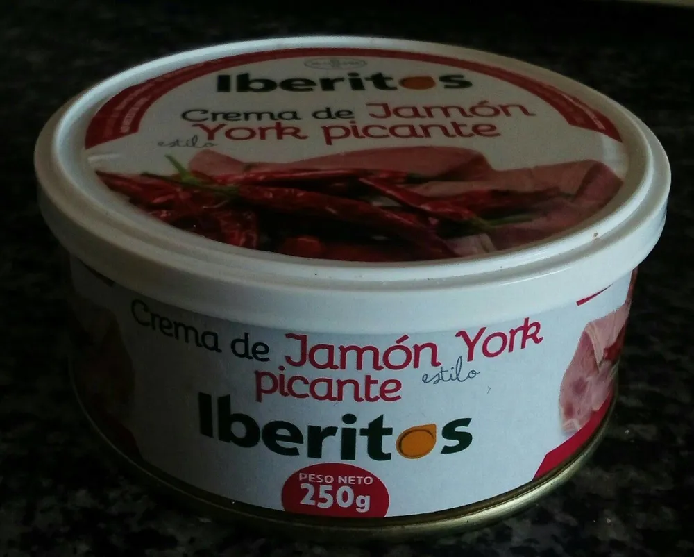 Crema de jamón york picante