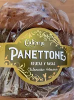 Panettone frutas y pasas