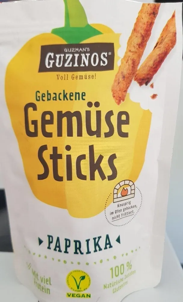 Gemüsesticks Paprika