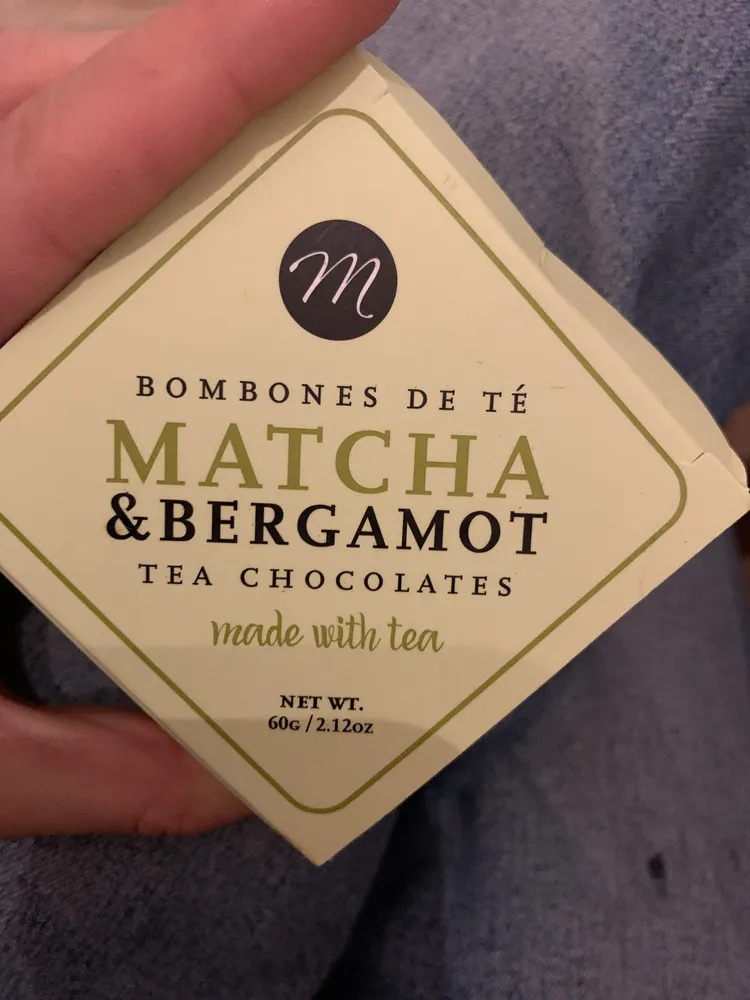 Bombones de té matcha & bergamot