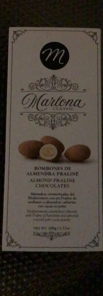 Bombones de almendra praliné