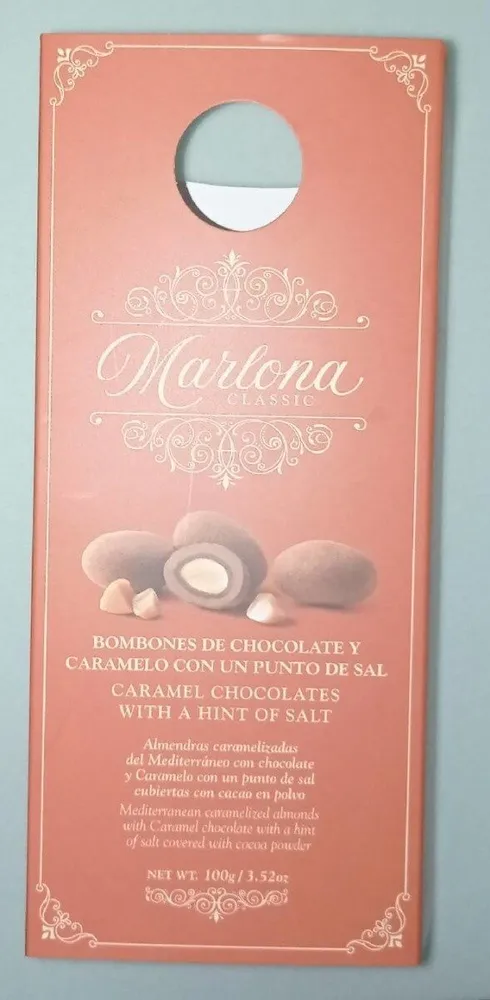 bombones de chocolate y caramelo con un punto de sal