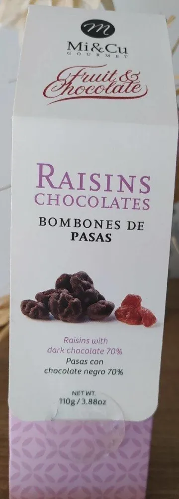 Raissins chocolates