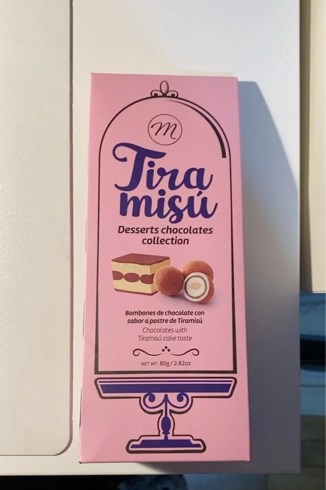 Bombones de chocolate sabor Tiramisú